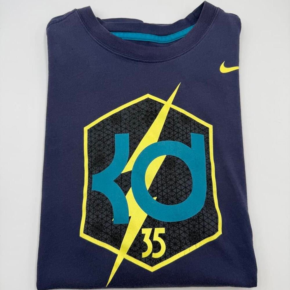 Nike Dri-Fit Men's KD35 Kevin Durant 7Graphic T-Shirt Size XL Blue 2013